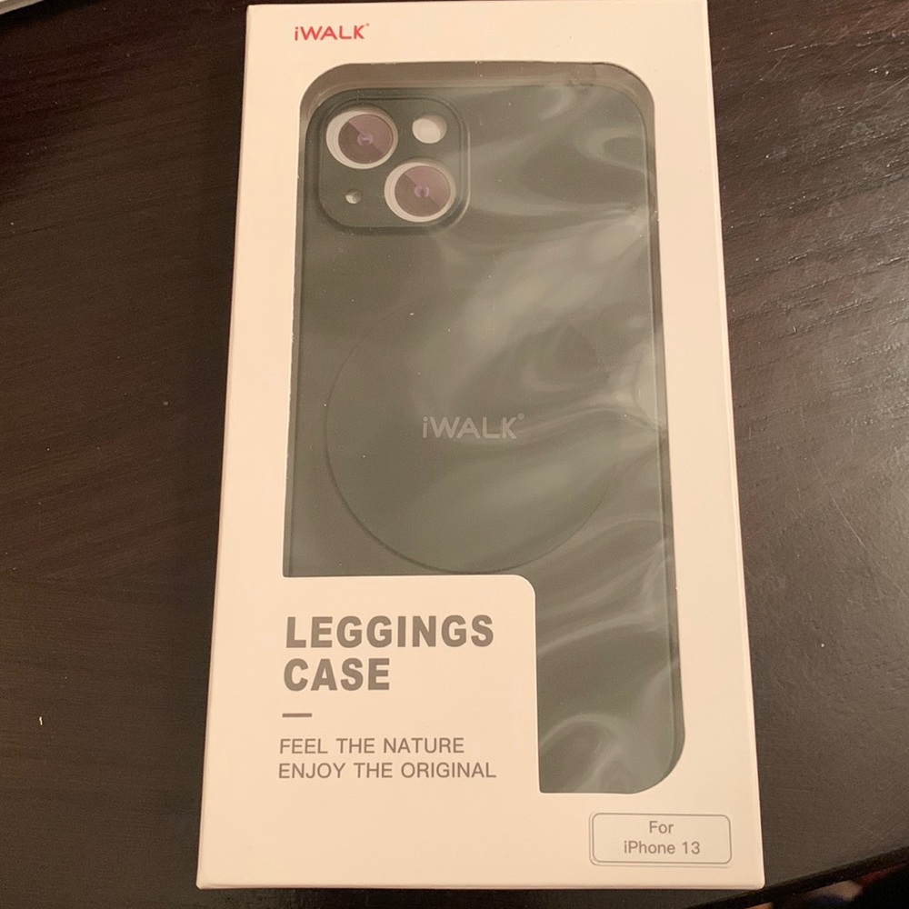 Black iWALK Leggings Case Magnetic Case for iPhone 13